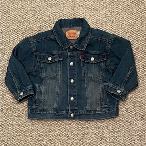 Levi's Kids Dark Blue Denim Jacket